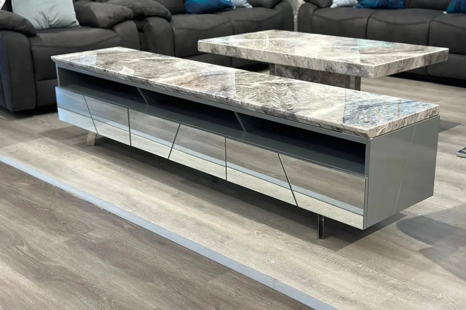 Marble top tv table deals