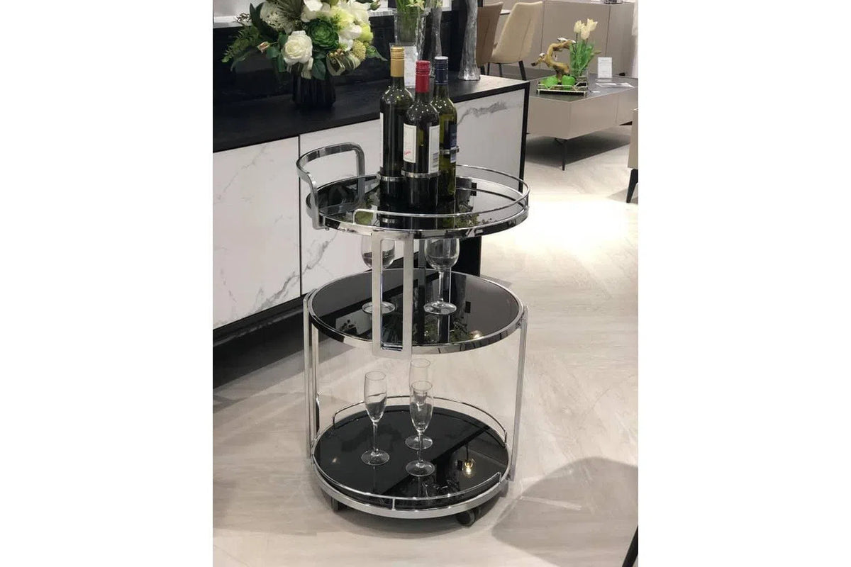 Hennessy Round Drink Trolley-Adore Home Living