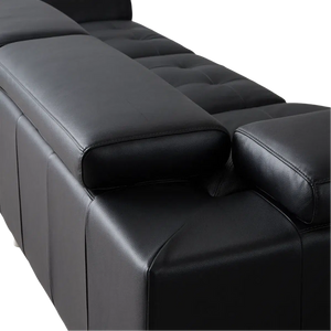 Hernando 3pcs Full Leather Corner Lounge-Adore Home Living