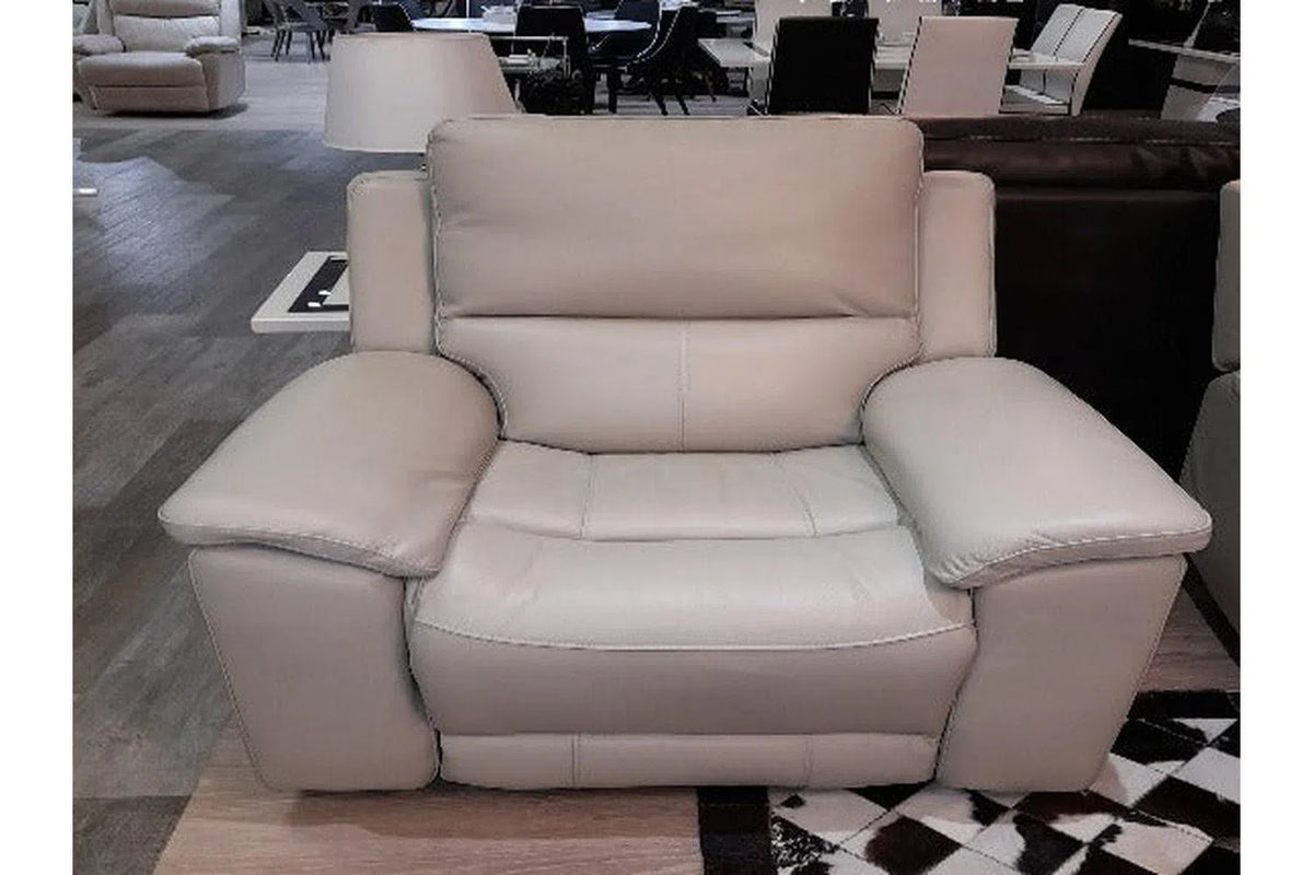 Hilton Full Leather Electric Single Recliner-Adore Home Living