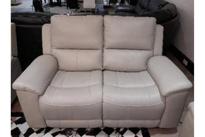 Hilton Full Leather Electric Two Seater-Adore Home Living