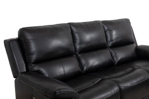 Hilton Full Leather Recliner Suite-Adore Home Living