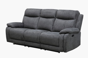 Hughes Fabric 3 Seater Recliner