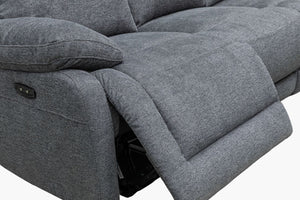 Hughes Fabric Recliner Suite