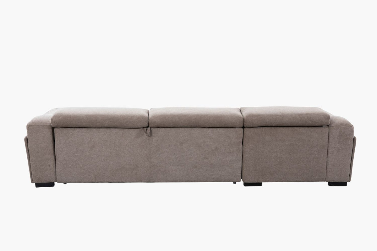 Ivano 3 Seater with Chaise & Sofa Bed