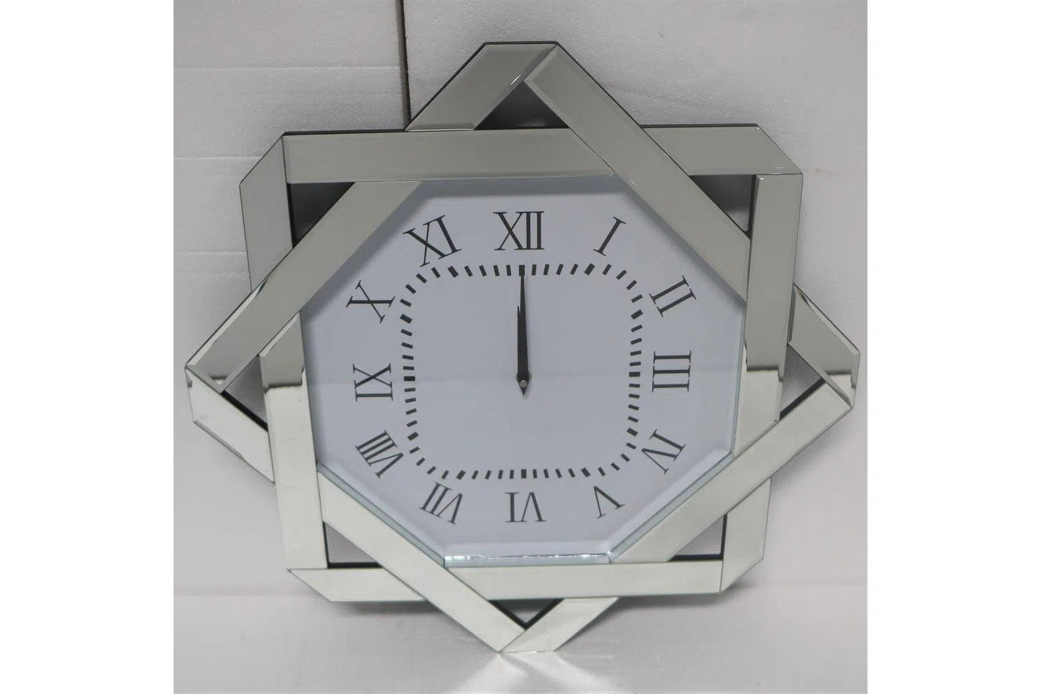 Jenny Mirrored Clock-Adore Home Living