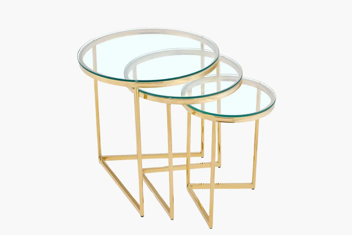 Jude Nest Table (Set of 3) - Gold 