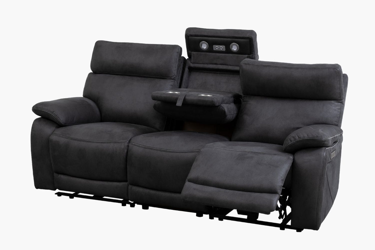 Kaur Electric 3 Seater Recliner