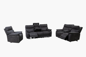 Kaur Electric Recliner Lounge Suite