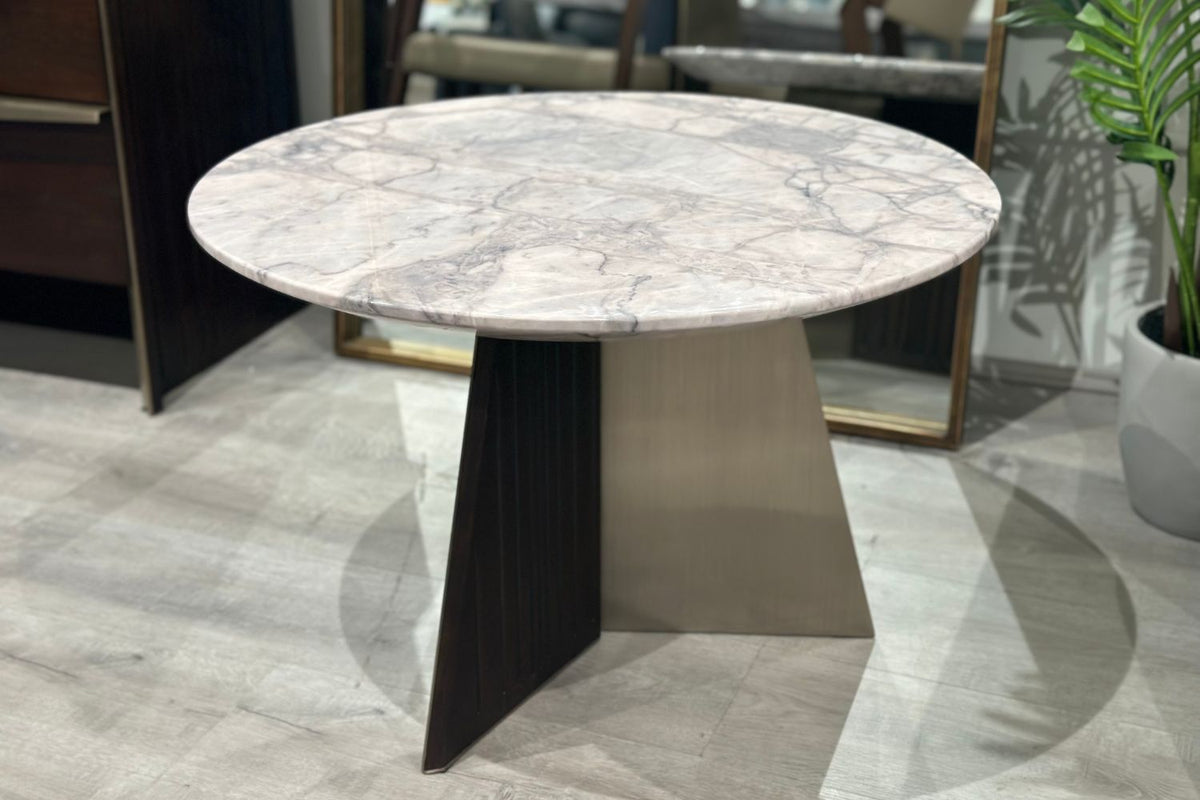 Edison Marble Top Lamp Table 