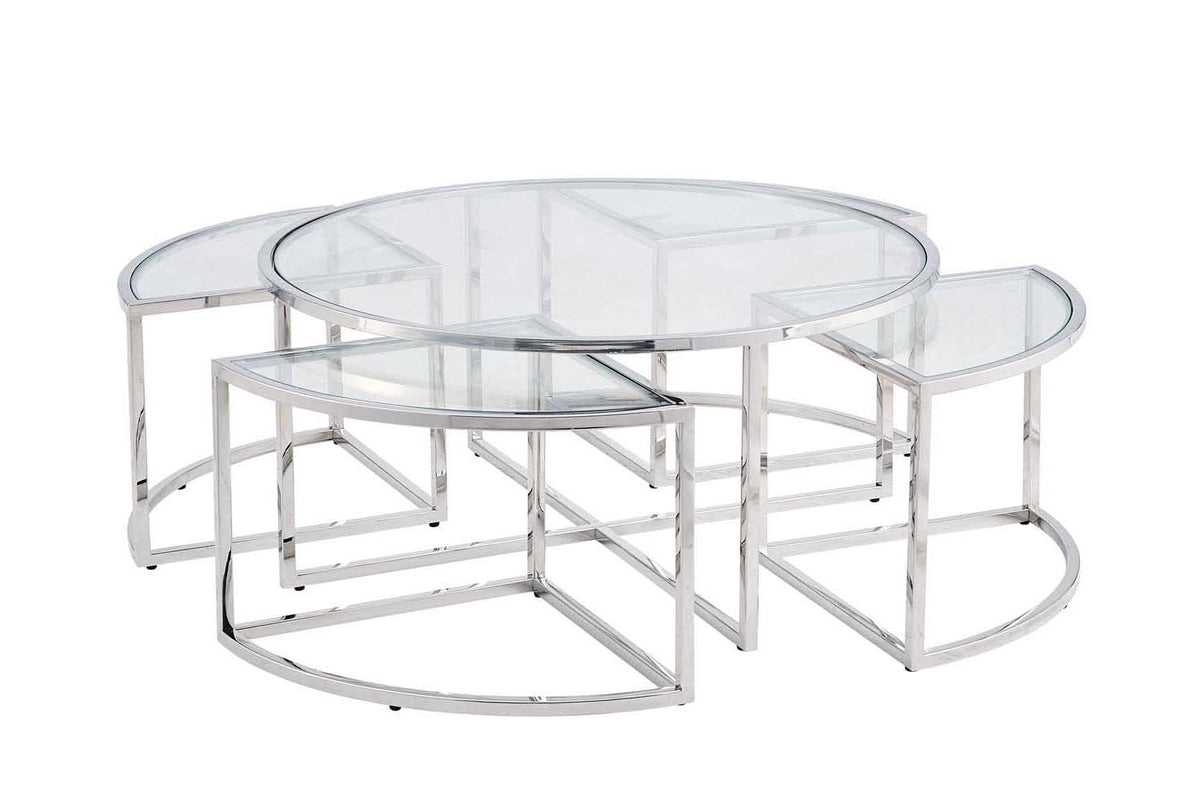 Lawson Round Coffee Table - Gold