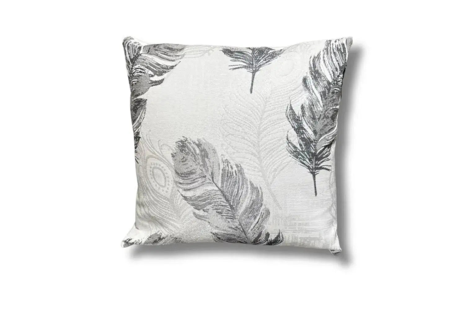 Grey leaf cushions best sale