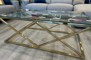 Lima Glass Coffee Table - Ex Display-Adore Home Living