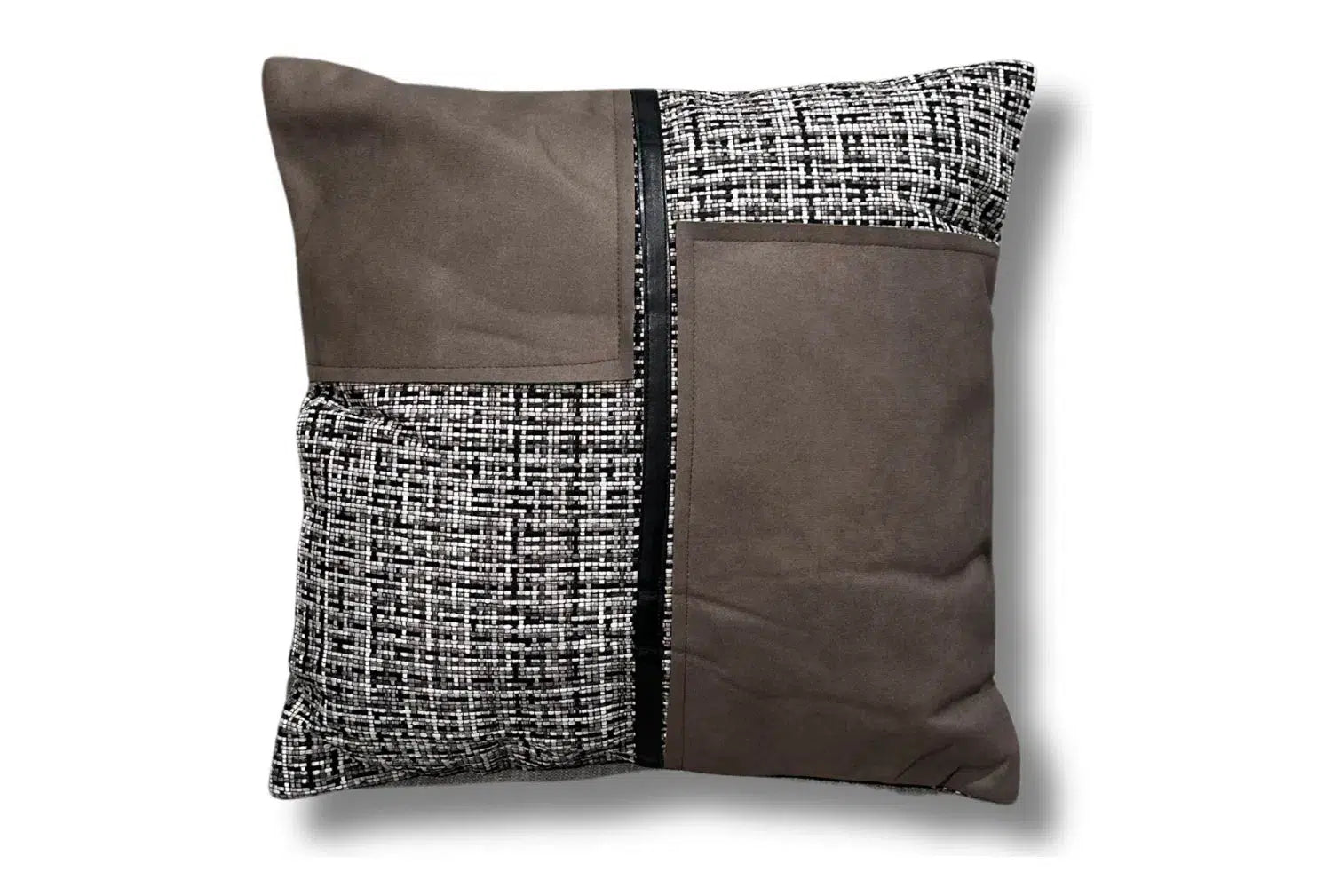 Linen Cushion - Brown-Adore Home Living