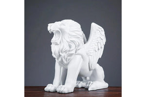 Lion on Stand Black/White-Adore Home Living