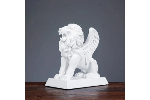 Lion on Stand Black/White - Adore Home Living - Decor Ornament - decor, Lion, Livingroom Decor