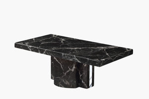 Louis Marble Coffee Table - Galaxy Black