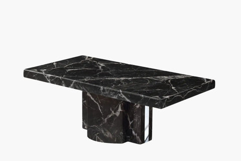 Louis Marble Coffee Table - Galaxy Black - Adore Home Living - Coffee Table - bd2024, blknov2024, coffee table, LouisMarble, marble dining, Marble Dining Set, marble table, melbourne furniture store, sale, springsale2024