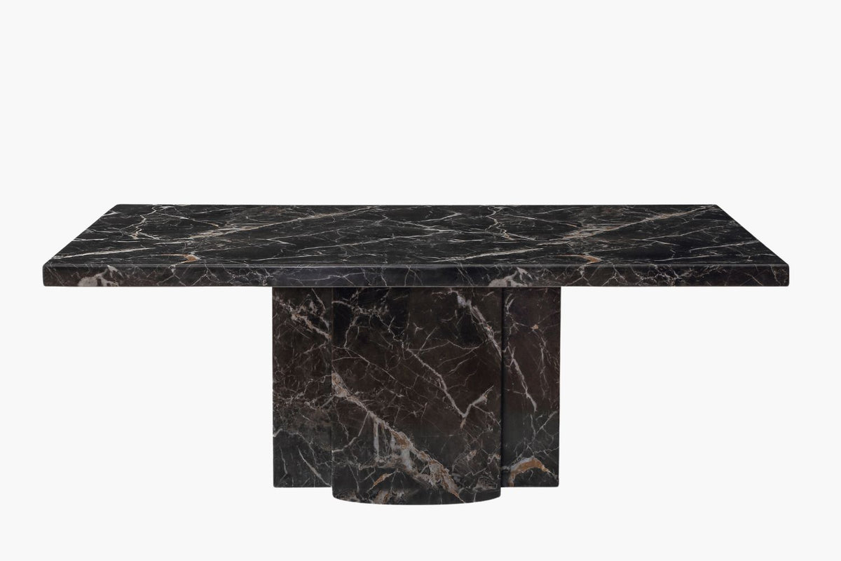 Louis Marble Dining Table - Galaxy Black