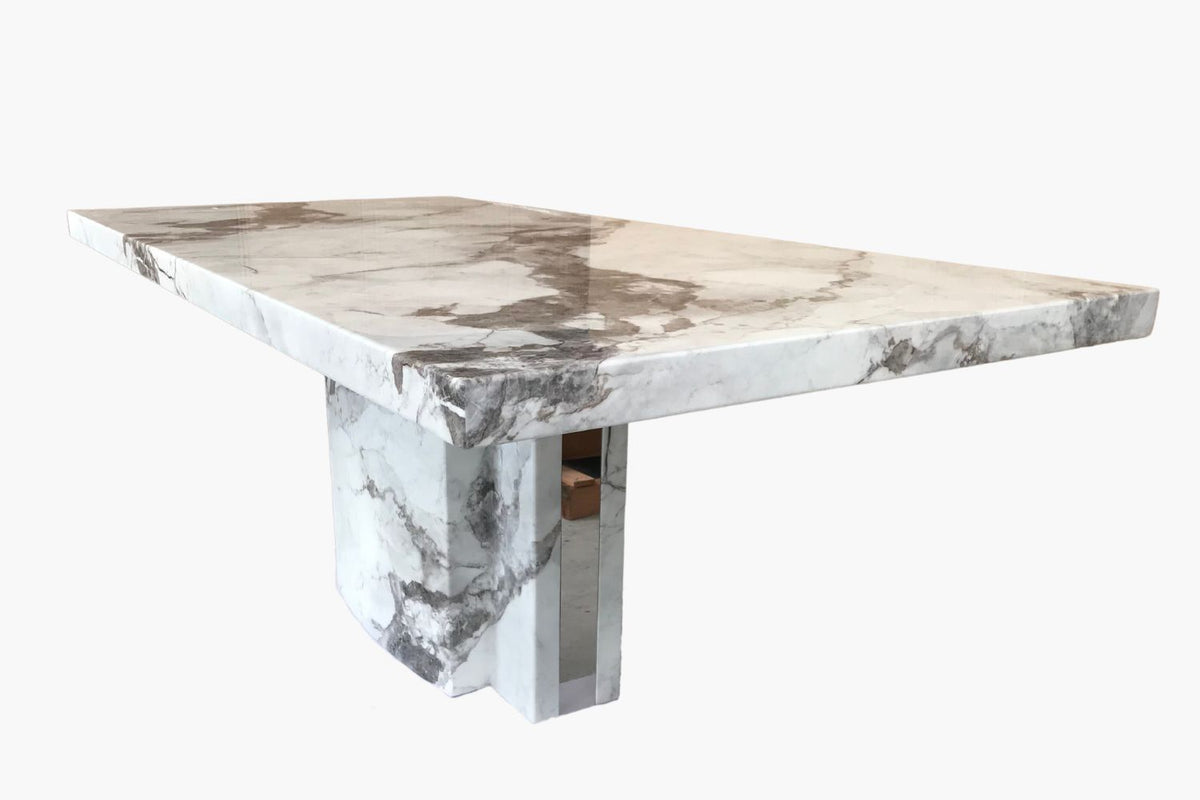 Louis Marble Dining Table - Grey