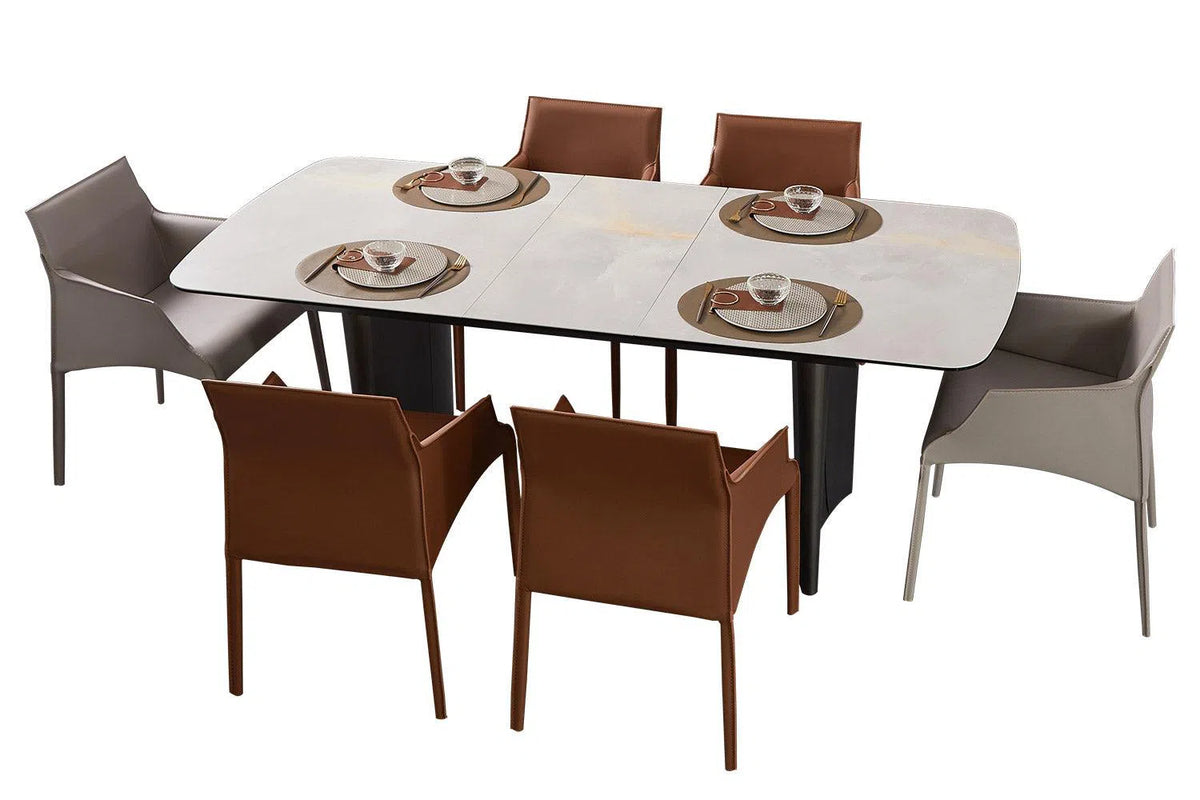 Manchester Ceramic Top Dining Table-Adore Home Living