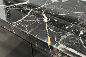 Monaco High Gloss and Marble Top Coffee Table-Adore Home Living