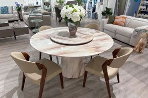 Montana Marble Dining Table - Latte