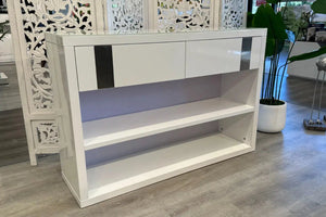 Moreton Glass Top Console Table - Ex Display-Adore Home Living