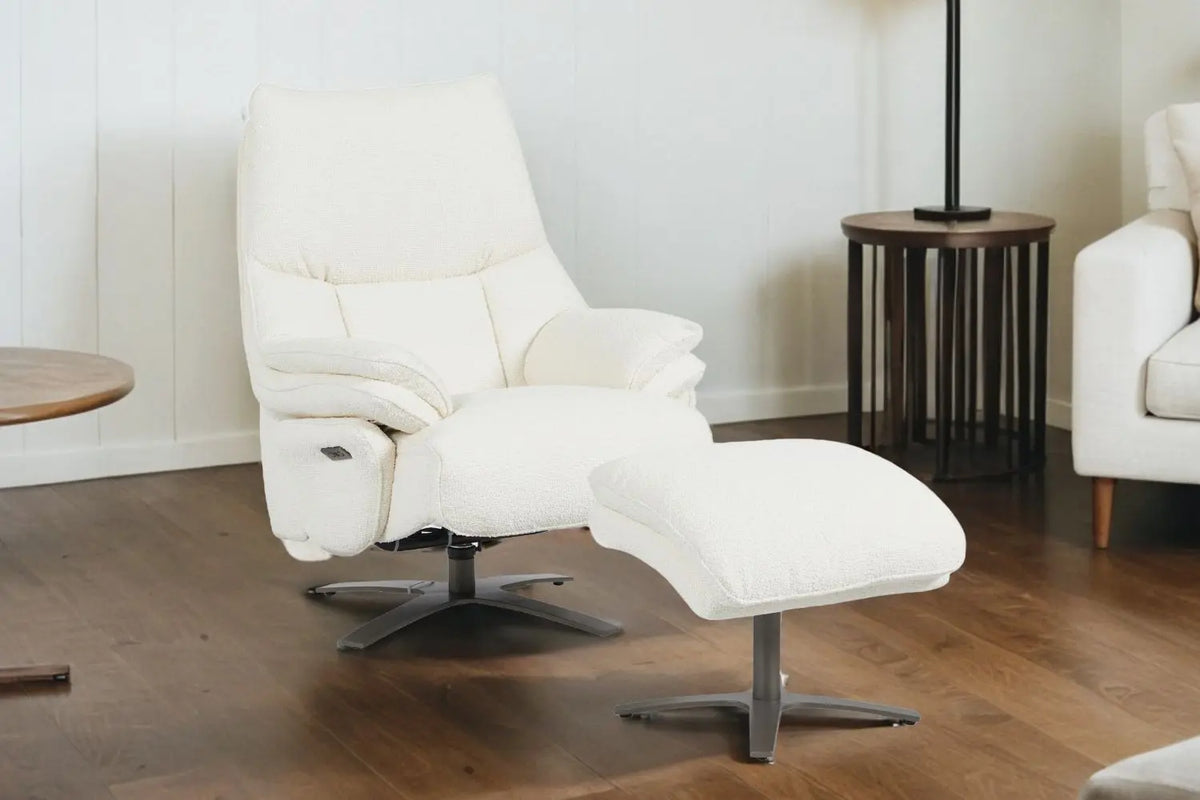 Nerio Recliner Chair with Ottoman