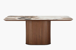 Nitya Ceramic Top Dining Table