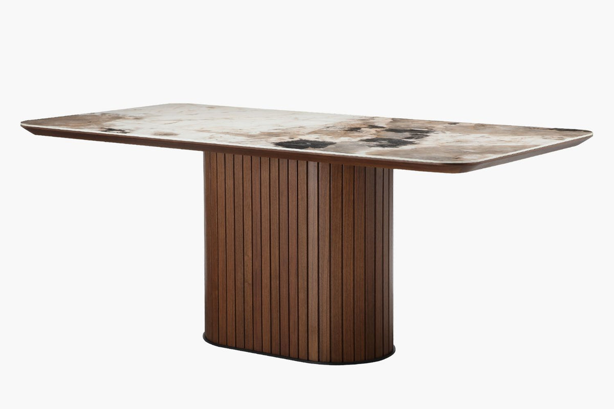 Nitya Ceramic Top Dining Table