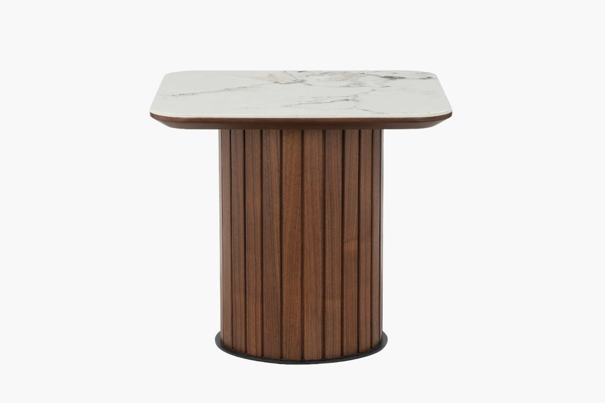 Nitya Ceramic Top End Table