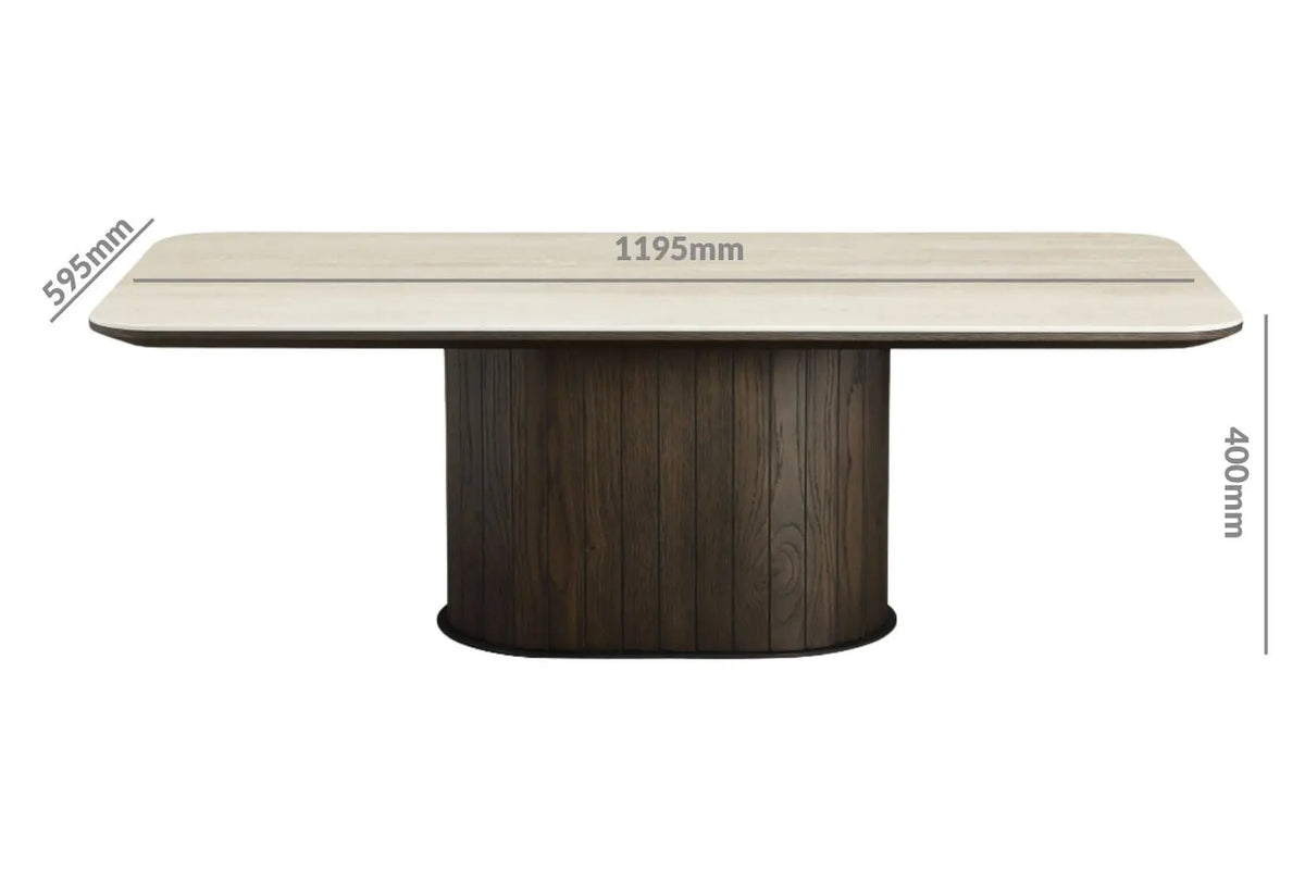 Nitya Ceramic Top Coffee Table 