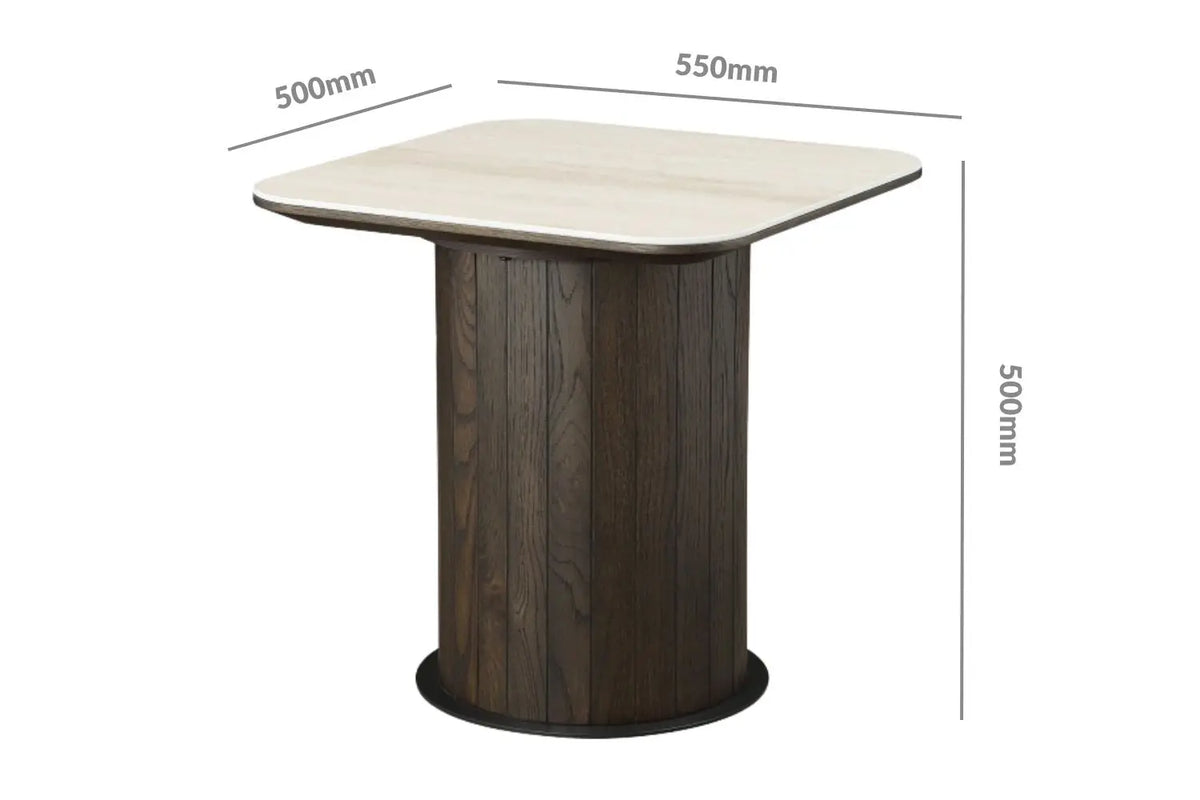 Nitya Ceramic Top End Table 