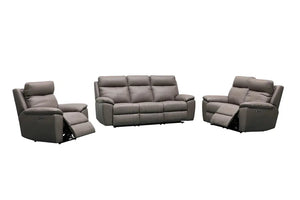 Paterson Full Leather Recliner Suite-Adore Home Living