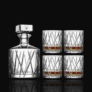 Perla Decanter with 6 Tumblers