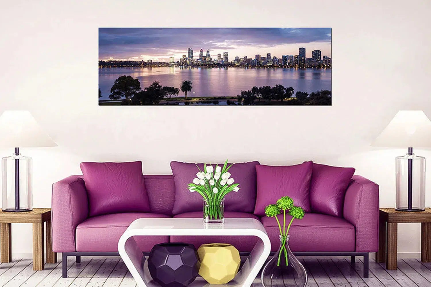 Perth City at Twilight Wall Art-Adore Home Living