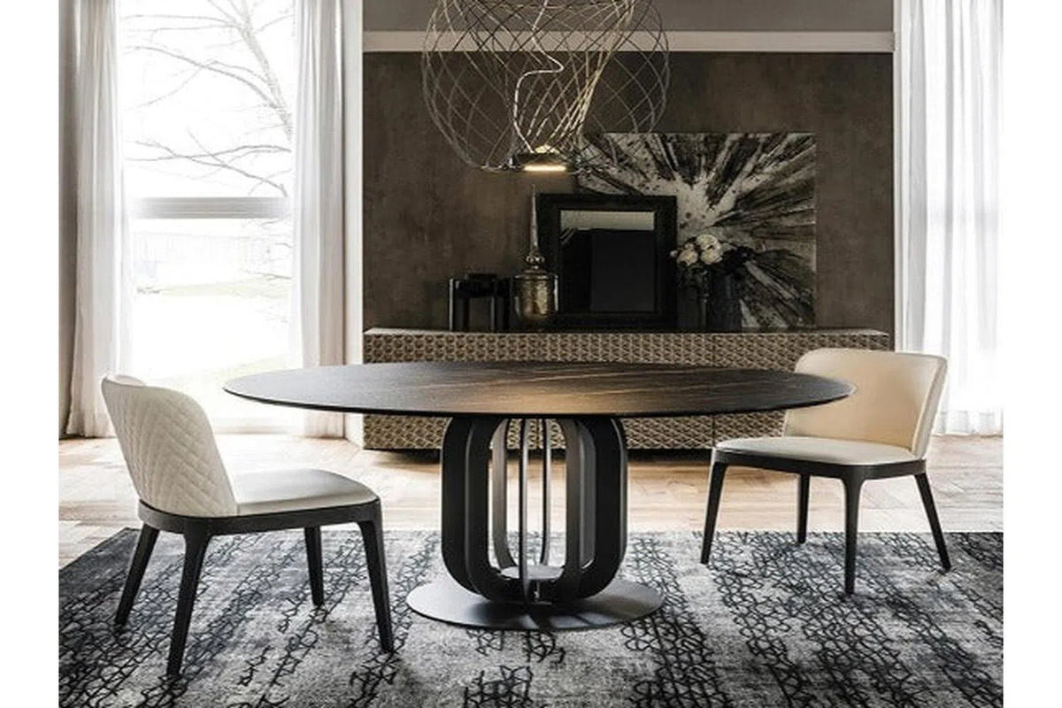 Russell Sintered Stone Top Dining Table-Adore Home Living