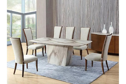 Sogne Marble Dining Table - Adore Home Living - Dining Table - bd2024, clearance, Dining Room, dining room furniture, dining table, marble, marble dining, Marble Dining Set, marble table