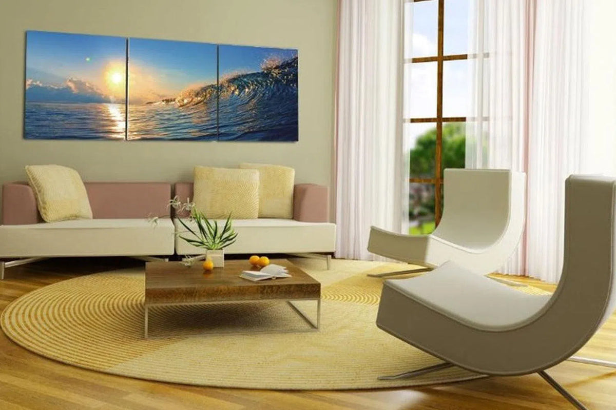 Sunset Ocean Wave - Order Only-Adore Home Living