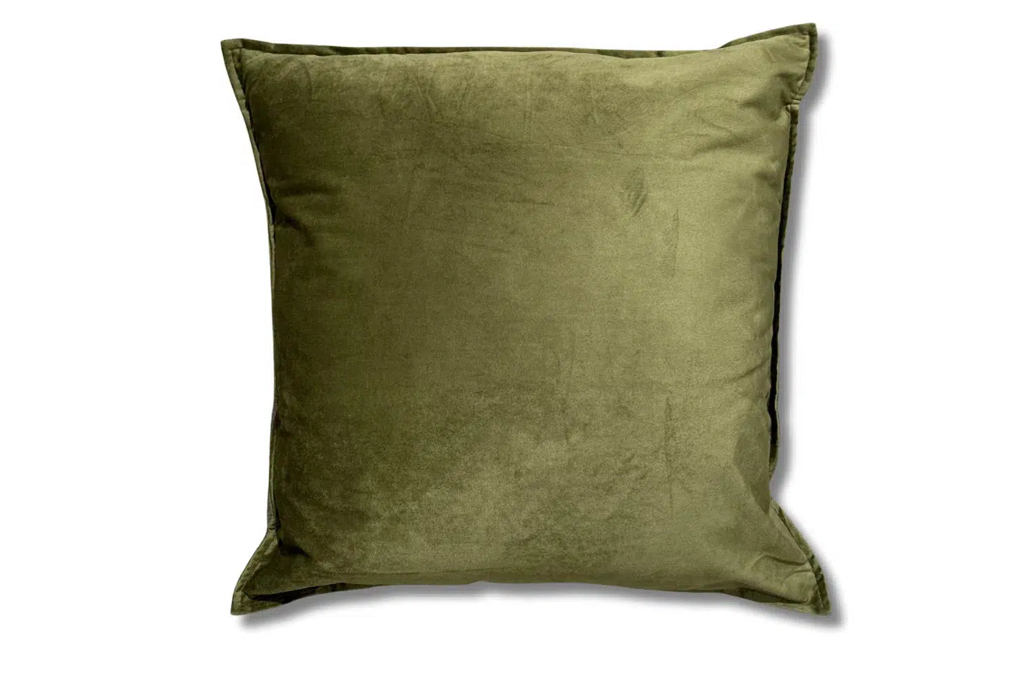 Velvet Cushion - Olive-Adore Home Living