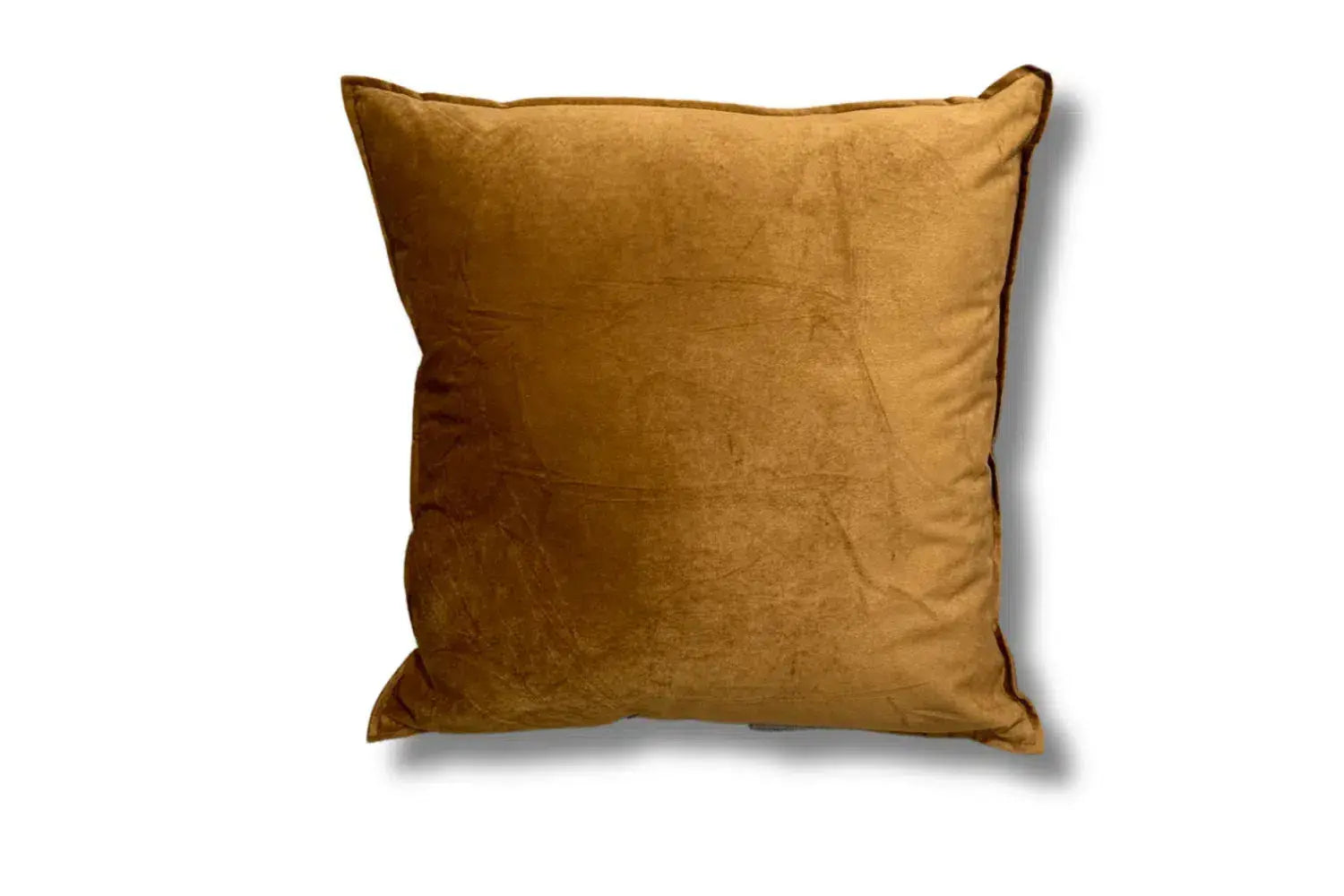 Tan velvet pillow best sale