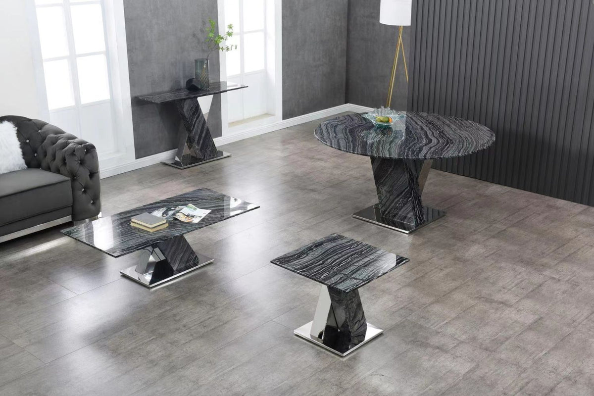 Watson Marble Round Dining Table