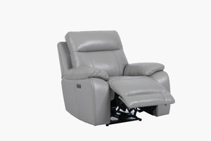 Yates Full Leather Electric Recliner Side