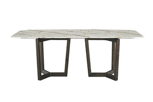 Zeta Marble Dining Table-Adore Home Living