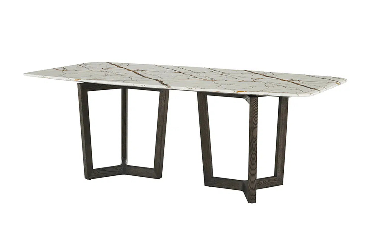 Zeta Marble Dining Table-Adore Home Living