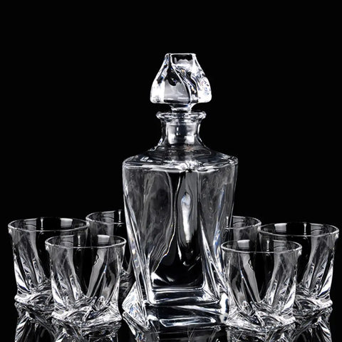 Aaron Decanter with 6 Tumblers - Adore Home Living - Decanters and Jugs - decanter, Decanter Set, Gin, Spirit, tumblers, Wine