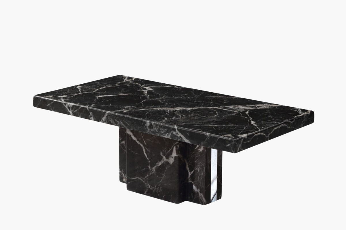 Albert Marble Coffee Table - GALAXY BLACK