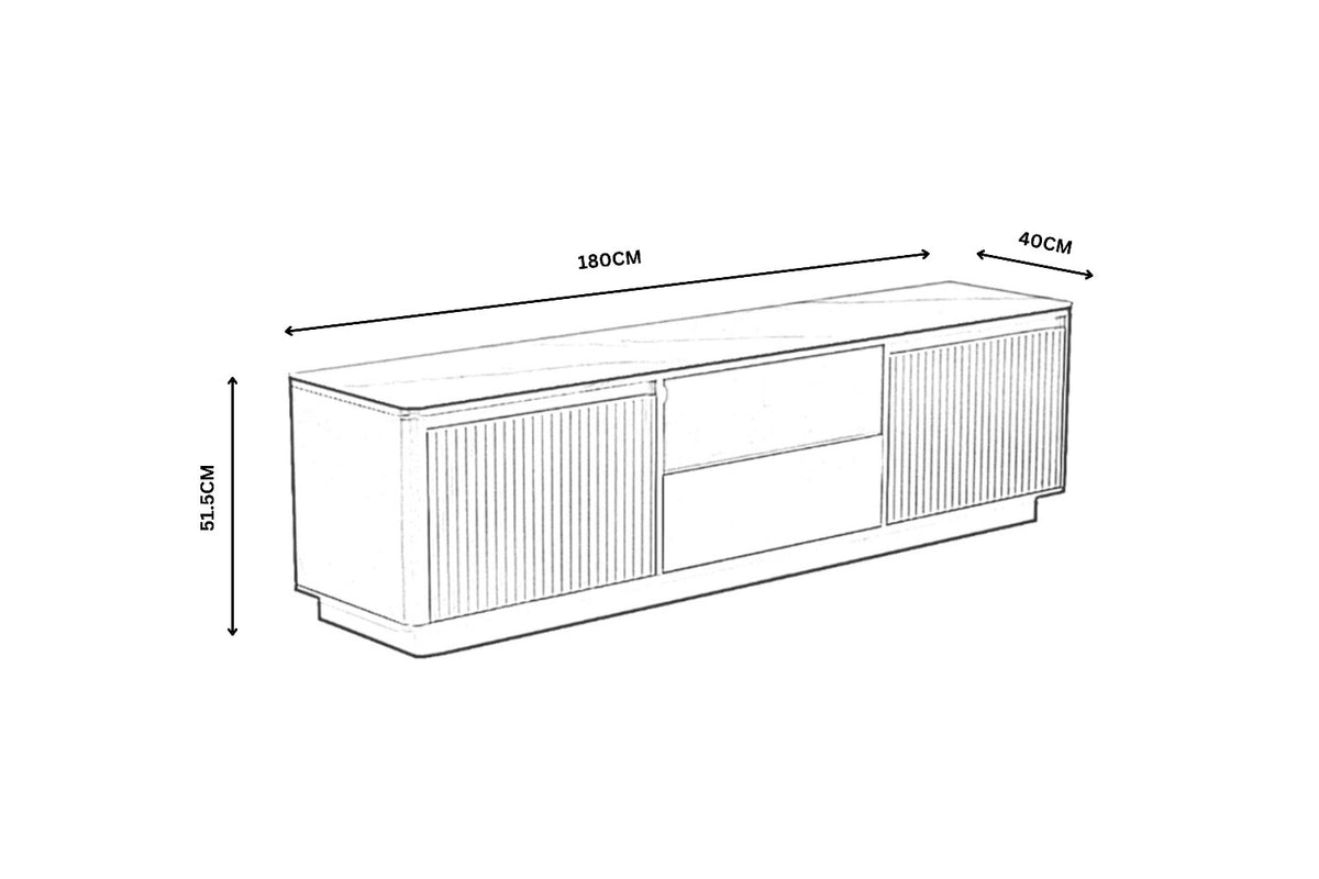 asura TV unit size