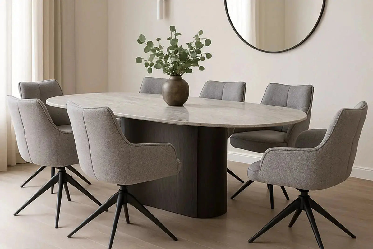 Bonn Marble Dining Set